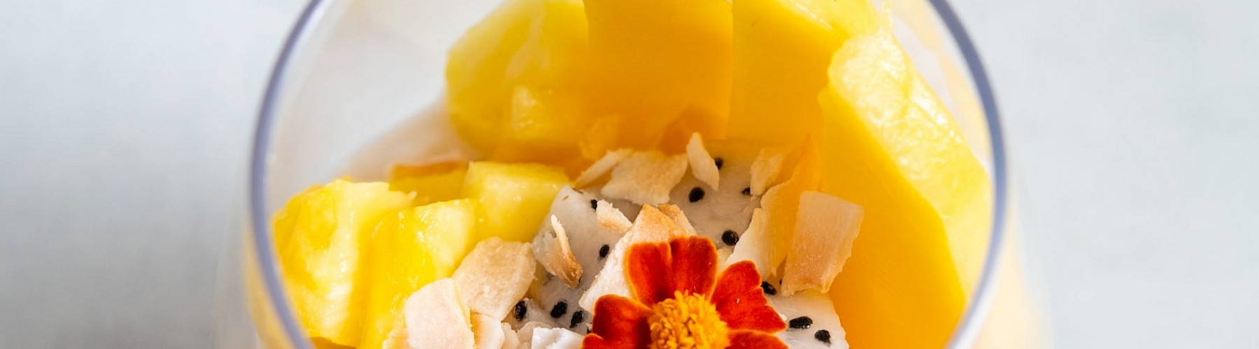 Tropical Fruit &amp; Coconut Parfait